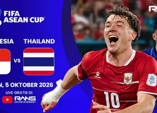 Link live streaming Timnas Indonesia vs Thailand di final FIFA ASEAN Cup 2026. (Sumber: Tangkapan layar YouTube/RANS Entertainment)