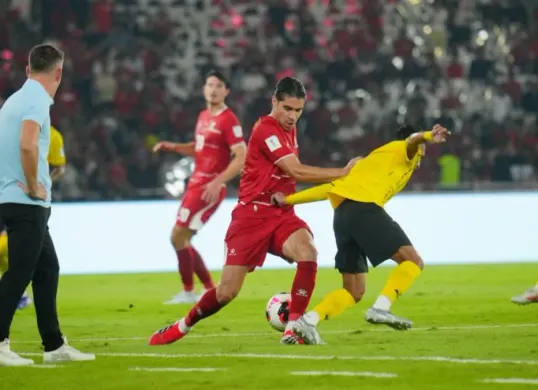 Netizen Malaysia diduga melontarkan hinaan terhadap tokoh Pahlawan Indonesia seusai gagal melaju ke Final FIFA ASEAN Cup 2026. (Sumber: Dok. PSSI)