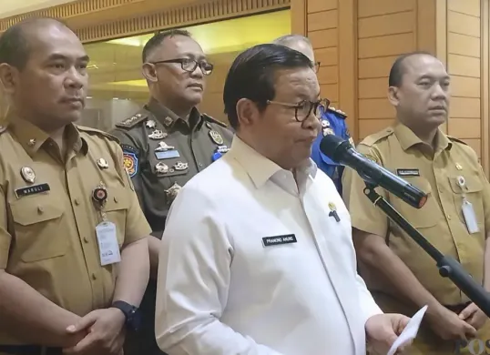Potret Gubernur DKI Jakarta, Pramono Anung. (Sumber: Poskota/Syifa)