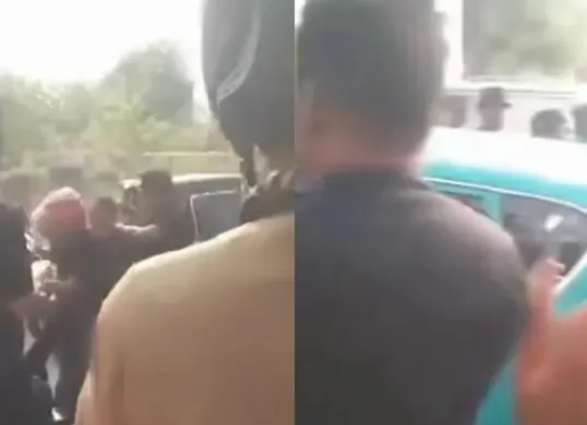 Seorang sopir taksi listrik berinisial MUK menjadi korban penusukan oleh seorang wanita berinisial MS di sekitar Golf Kemayoran, Pademangan, Jakarta Utara pada Selasa, 6 Oktober 2026. (Sumber: Istimewa)
