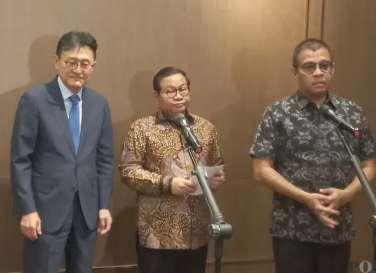Potret Gubernur DKI Jakarta, Pramono Anung. (Sumber: Poskota/Syifa)