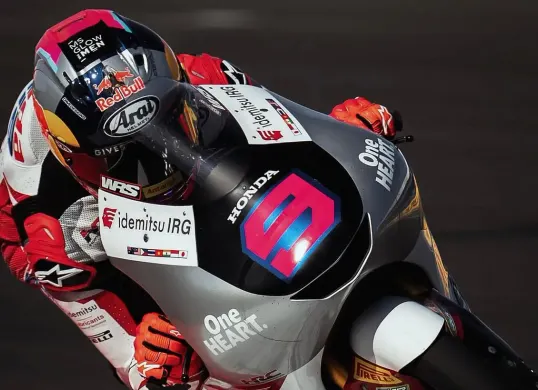 Veda Ega Pratama mengakhiri FP1 Moto3 Mandalika 2026 di posisi ke-10. (Sumber: Instagram/@veda_54)