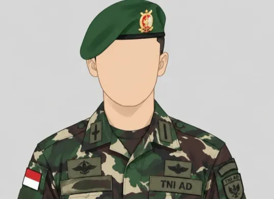 Ilustrasi - Profil Letkol Arman Jab, perwira TNI pemilik rumah dinas Cijantung yang jadi markas judol. (Sumber: AI Generated)