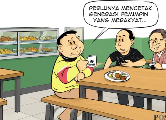 Ilustrasi Obrolan Warteg, Sabtu, 10 Oktober 2026. (Sumber: Poskota/Arif Setiadi)