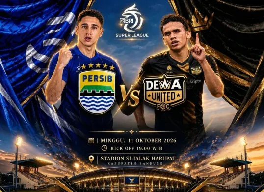 Link live streaming Persib vs Dewa United malam ini tersedia untuk penggemar sepak bola. (Sumber: X/@BobotohKaskus)