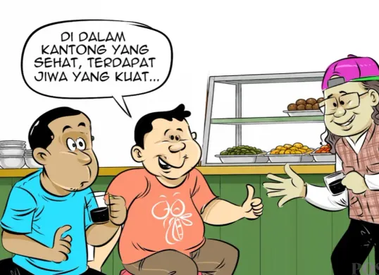 Ilustrasi Obrolan Warteg, Senin, 12 Oktober 2026. (Sumber: Poskota/Arif Setiadi)