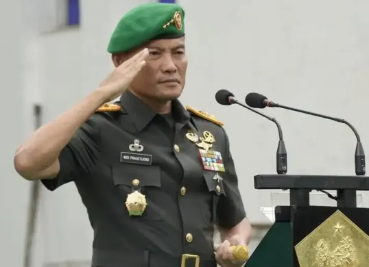 Profil Widi Prasetijono menjadi sorotan setelah dirinya menjalani persidangan kasus dugaan korupsi pengadaan lahan BUMD Cilacap. (Sumber: Instagram/@kodiklat_angkatan_darat)
