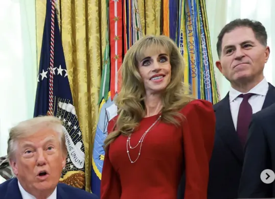 Susan Dell bersama Michael Dell mendukung program Trump Accounts dengan komitmen donasi US$6,25 miliar untuk membantu anak-anak di Amerika Serikat. (Sumber: Instagram)
