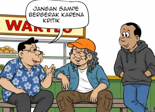 Ilustrasi Obrolan Warteg, Rabu, 14 Oktober 2026. (Sumber: Poskota/Arif Setiadi)
