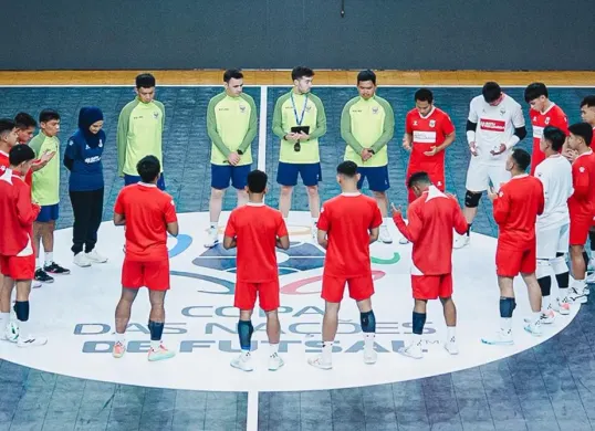Timnas Futsal Indonesia akan menghadapi Brasil pada laga pembuka Copa Das Nacoes de Futsal 2026. (Sumber: Instagram/@timnasfutsal)