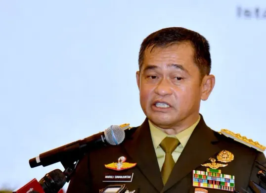 Jenderal Maruli Simanjuntak resmi dilantik Presiden Prabowo Subianto jadi Wakil Panglima TNI. (Sumber: BPMI Setpres/Rusman)