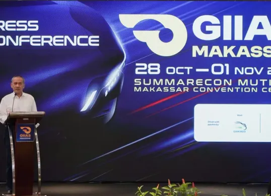 Press conference GIIAS 2026 Makassar, Sulawesi Selatan. (Sumber: GIIAS)