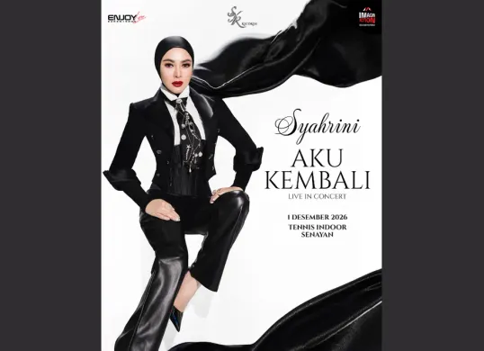 Syahrini kembali ke panggung musik tanah air dengan mengadakan konser bertajuk “Aku Kembali”. (Sumber: Dok. Instagram/@princessyahrini)