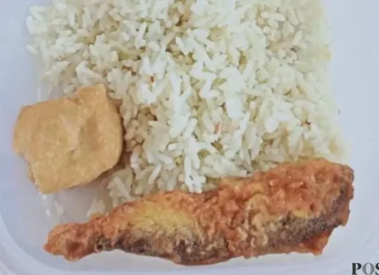 Menu MBG yang dikeluhkan orang tua siswa SDN 1 Cipedang di Lebak. (Sumber: Poskota/Samsul Fatoni)