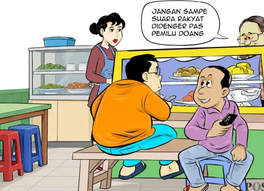 Obrolan warteg edisi hari ini, Jumat, 16 Oktober 2026. (Sumber: Poskota/Arif Setiadi)