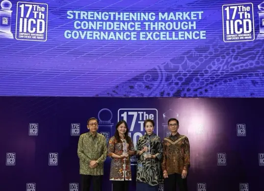 BNI meraih penghargaan Leadership in Corporate Governance dalam ajang The 17th IICD Corporate Governance Award 2026. (Sumber: Dok. Istimewa)