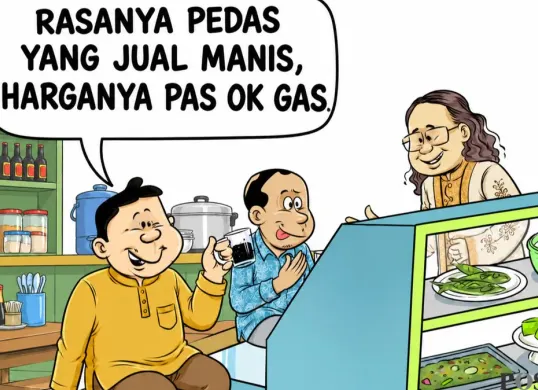 Obrolan warteg hari ini, Rabu, 21 Oktober 2026. (Sumber: Poskota/Arif Setiadi)