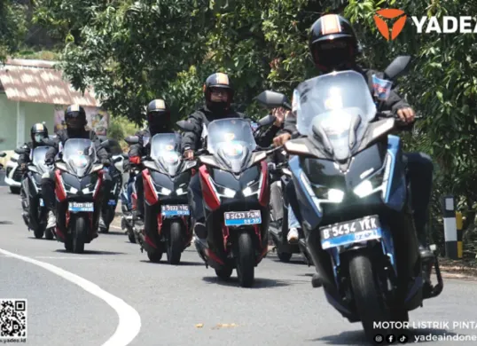 Yadea GT80 mencatat jarak tempuh 182 km dalam pengujian Bromo-Madura. (Sumber: Yadea Indonesia)