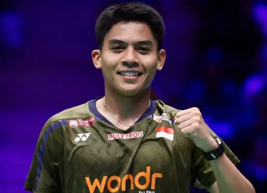 Pebulu tangkis tunggal putra Indonesia, Mohammad Zaki Ubaidillah lolos ke final badminton French Open 2026. (Sumber: Instagram/@badminton.ina)