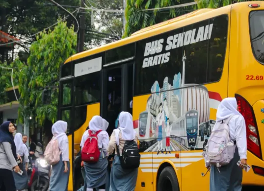 Bus sekolah di Jakarta. (Sumber: Istimewa)