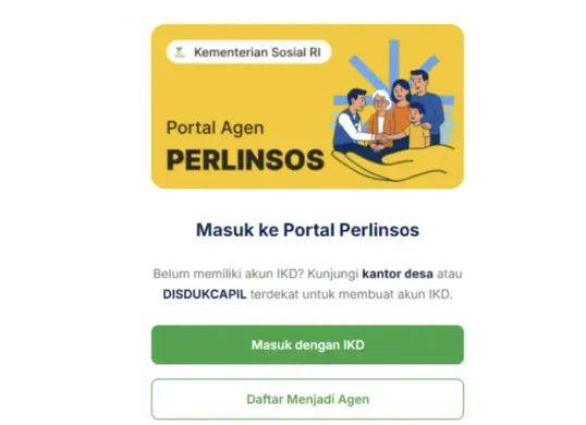 Portal Perlinsos Digital (Sumber: Kemensos)