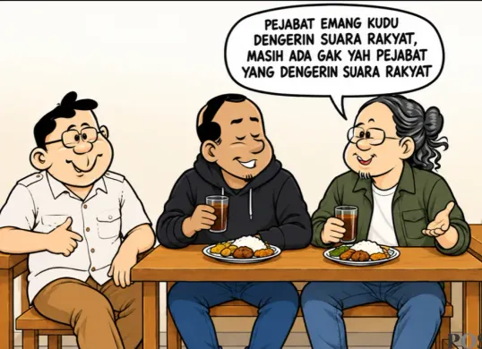 Ilustrasi Obrolan Warteg, Senin, 26 Oktober 2026. (Sumber: Poskota/Arif Setiadi)