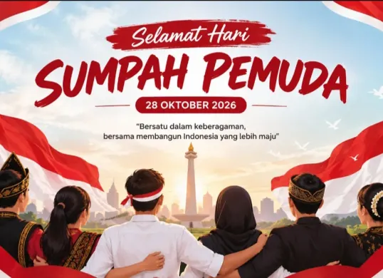 Link twibbon Hari Sumpah Pemuda 2026. (Sumber: AI Generated)