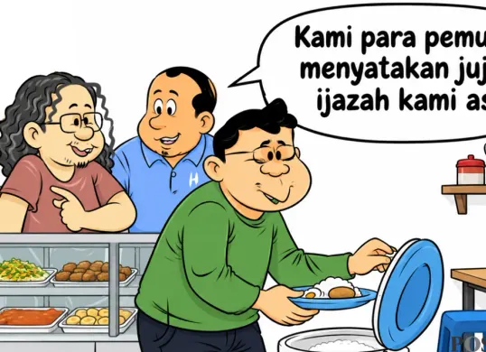 Ilustrasi Obrolan Warteg, Rabu, 28 Oktober 2026. (Sumber: Poskota/Arif Setiadi)