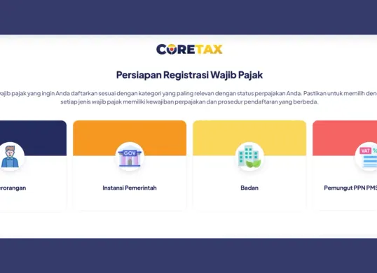 Pembuatan Nomor Pokok Wajib Pajak (NPWP) pribadi kini dapat dilakukan secara mandiri oleh masyarakat melalui laman Coretax. (Sumber: Dok. Coretax DJP/Direktorat Jenderal Pajak)