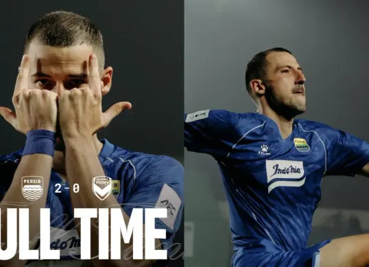 Balsa Sekulic mencetak dua gol saat Persib Bandung mengalahkan Melbourne Victory 2-0 pada matchday ketiga Grup E ACL Two 2026/2027 di Stadion Si Jalak Harupat, Rabu (28/10/2026). (Sumber: Persib)