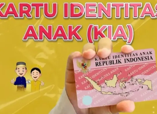 Kartu Identitas Anak (KIA) (Dok. TikTok/@dukcapil.makassar)