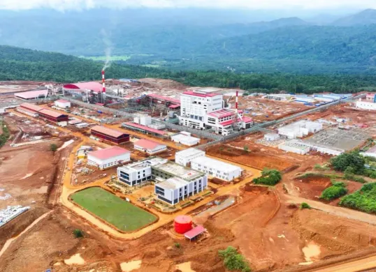 Kawasan industri Nikel PT CNI di Kolaka, Sulawesi Tenggara. (Sumber: Istimewa)