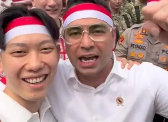 Raffi Ahmad berikan klarifikasi soal kehadiran di acara aksi Deklarasi Sumpah Pemuda 29 Oktober 2026. (Sumber: TikTok/@willie27_)