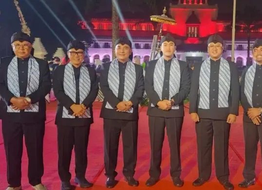 Anggota DPRD Jabar, Abdul Karim saat mengikuti kegiatan peringatan Hari Jadi ke-81 Jabar di halaman Gedung Sate, Jalan Diponegoro Nomor 22, Kota Bandung, Rabu, 19 Agustus 2026. (Sumber: Dok. Istimewa)