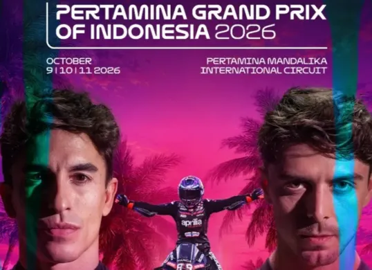 Jadwal MotoGP Mandalika 2026 dimulai pada 9-11 Oktober 2026. (Sumber: The Mandalika GP)