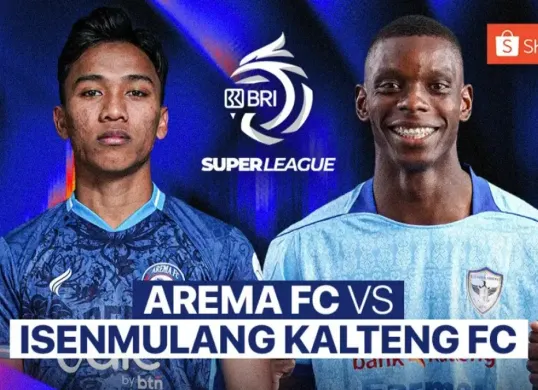 Link live streaming Arema FC vs Isenmulang Kalteng FC di pekan pertama Super League 2026/2027 yang tayang di Vidio. (Sumber: Vidio)