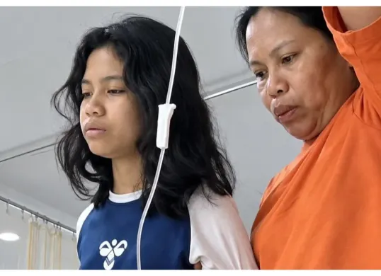 Febiola Br Purba diduga mengalami keracunan usai menyantap menu MBG. (Sumber: X/@kenhans03)