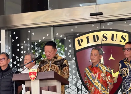 Mantan Jaksa Agung Muda Tindak Pidana Khusus (Jampidsus) Kejaksaan Agung Febrie Adriansyah, saat masih menjabat di Gedung Bundar Kejaksaan Agung, Jakarta Selatan. (Sumber: Pos Kota/Ali Mansur)