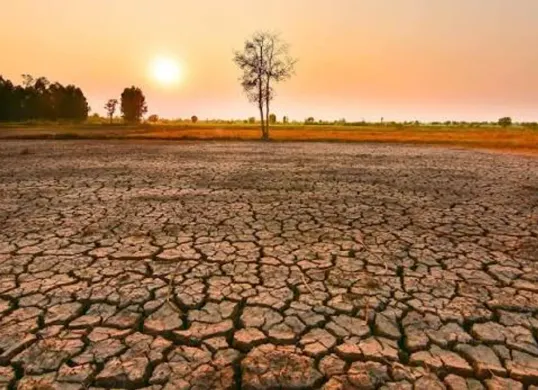Ilustrasi kekeringan disebabkan fenomena El Nino di Samudra Pasifik. (Sumber: Wikimedia Commons)