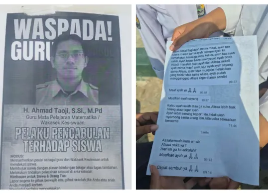 Sosok Ahmad Taoji tengah menjadi sorotan usai muncul dugaan kasus pelecehan seksual terhadap sejumlah siswi di SMAN 1 Pamanukan, Kabupaten Subang, Jawa Barat. (Sumber: X/@aprillariz)