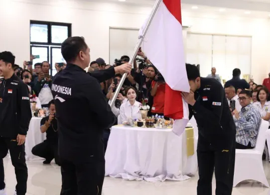 Atlet bulu tangkis Indonesia bersiap tampil di Asian Games 2026 Aichi-Nagoya, Jepang. (Sumber: Dok. BNI)