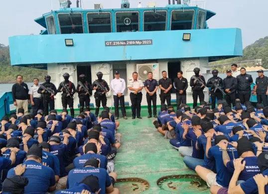 Direktorat Jenderal Pemasyarakatan (Ditjenpas) memindahkan 123 warga binaan dari sejumlah lembaga pemasyarakatan (Lapas) di Jakarta dan Banten ke Nusakambangan, Kamis, 10 September 2026. (Sumber: Ditjenpas)