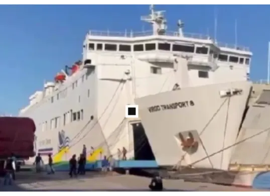 Kapal Virgo Transport 8 dilaporkan hilang kontak saat berlayar dari Surabaya menuju Banjarmasin, Kalimantan Selatan, pada Minggu, 13 September 2026. (Sumber: X/@tasawufcenter)