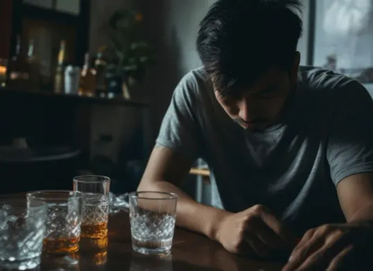 Ilustrasi pria di bawah pengaruh minuman beralkohol. (Sumber: Magnific)