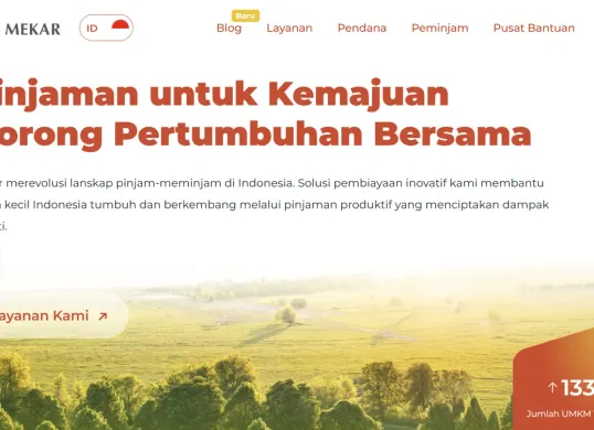 Ilustrasi aplikasi pinjaman online Mekar. Sebelum mengunduh APK, pastikan pengguna memahami legalitas perusahaan dan kanal resmi pendaftaran Mekar.id. (Sumber: Mekar Id)