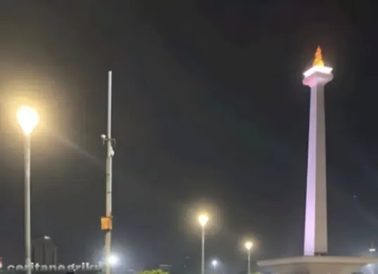 Sejumlah ikon Jakarta, termasuk Monas dan Bundaran HI, akan dipadamkan pencahayaannya selama 60 menit pada Sabtu (19/9/2026) dalam rangka Hari Ozon Sedunia. (Sumber: Facebook)