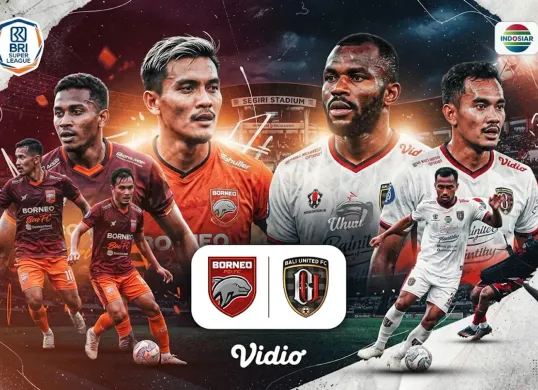 Link live streaming Borneo FC vs Bali United hari ini, Minggu, 20 September 2026. (Sumber: Generated AI)
