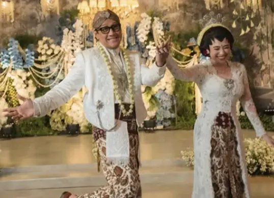 Andre Taulany dan Amanda Rigby resmi menjadi suami istri. (Sumber: Instagram/@andretaulany)