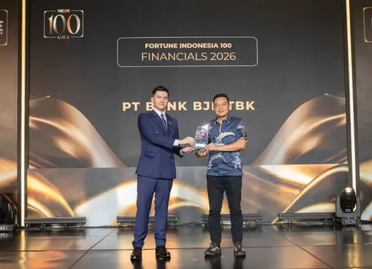 bank bjb berhasil naik peringkat dalam daftar Fortune Indonesia 100 Tahun 2026. (Sumber: Dok. bjb)