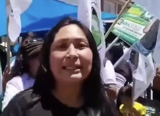 Susy Aponte Polo atau “La China Polo”, jurnalis yang tewas ditembak saat menjalani aktivitas kampanye di Caraz, Peru. (Sumber: X/@matheus_no_x)